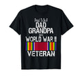 Proud Dad Grandpa World War Ii Veteran T-Shirt - Graphic Print Men Women - T-Shirt, Sweatshirt, Hoodie