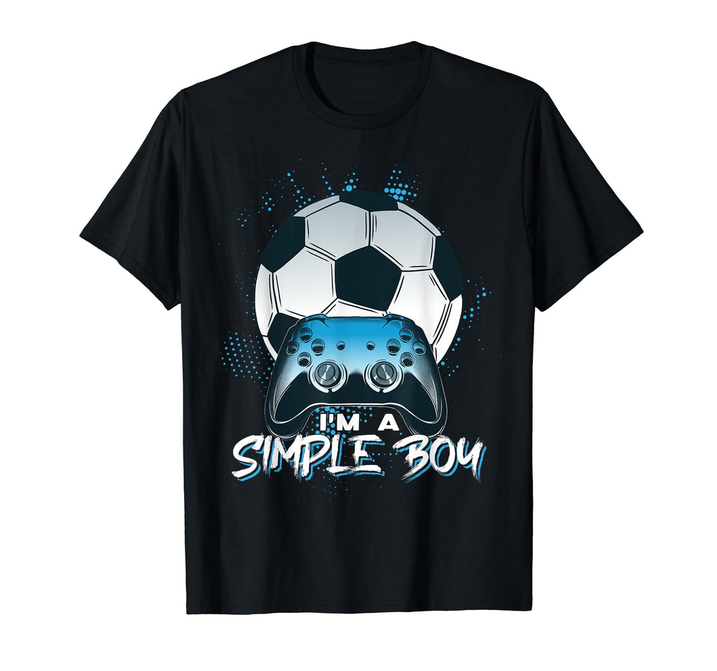 Simple Soccer Video Games Soccer Hobby T-Shirt - Trendy Graphic Unisex - T-Shirt, Sweatshirt, Hoodie