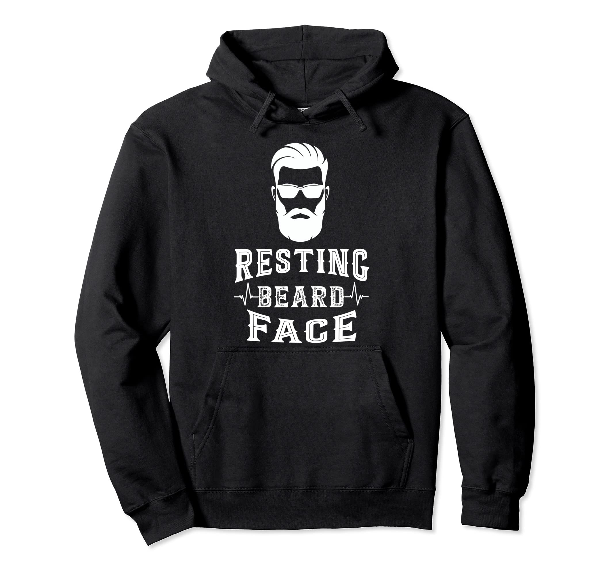 Funny Beard Gifts Rule Dad Manly Bearded Hoodie - Unique Graphic Unisex - T-Shirt, Sweatshirt, Hoodie