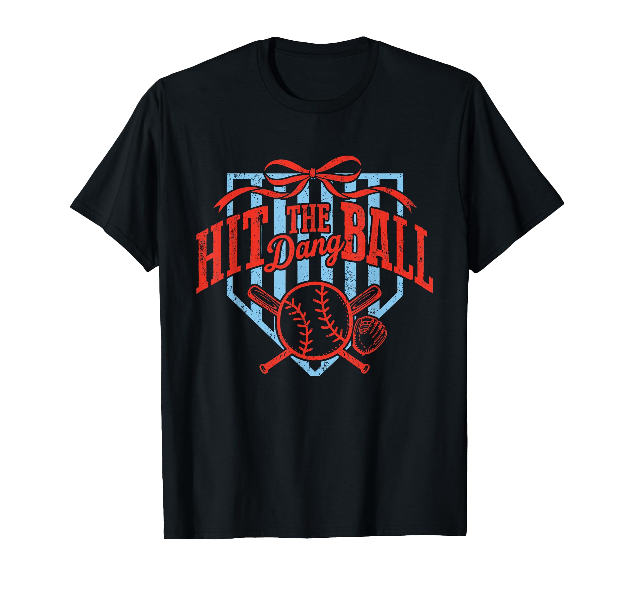 Funny Game Day Baseball Hit Dang Ball T-Shirt - Unique Graphic Men Women - T-Shirt, Sweatshirt, Hoodie