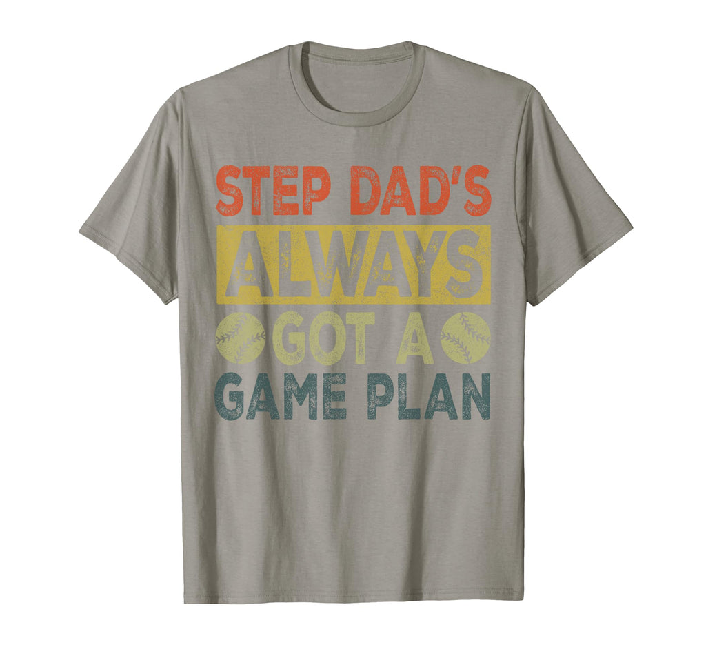 Stepdad Baseball Step Dads Always T-Shirt - Fun Novelty Design for Adults - T-Shirt, Sweatshirt, Hoodie