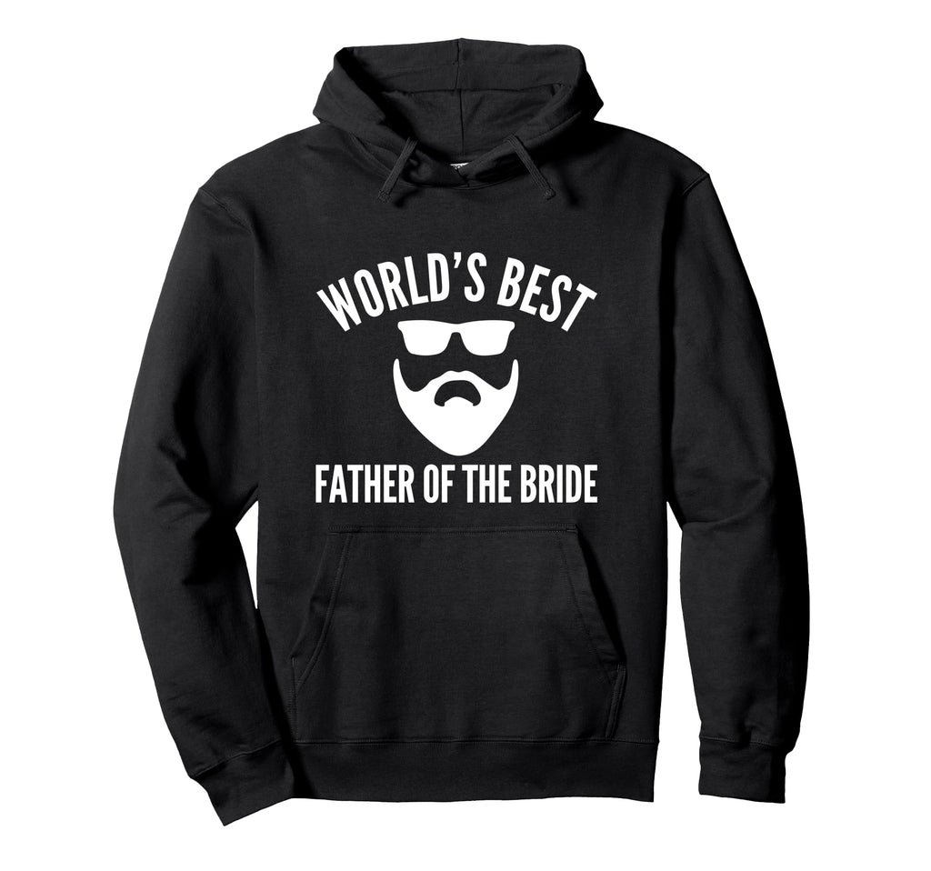 Father Bride Bearded Funny Wedding Dad Hoodie - Novelty Apparel for Adults - T-Shirt, Sweatshirt, Hoodie