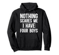 I Have Four Quadruplet Dad Four Hoodie - Streetwear Style for Adults - T-Shirt, Sweatshirt, Hoodie
