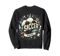 Soccer Papa Family Matching Dad Sweatshirt - Minimalist Print for Adults - T-Shirt, Sweatshirt, Hoodie