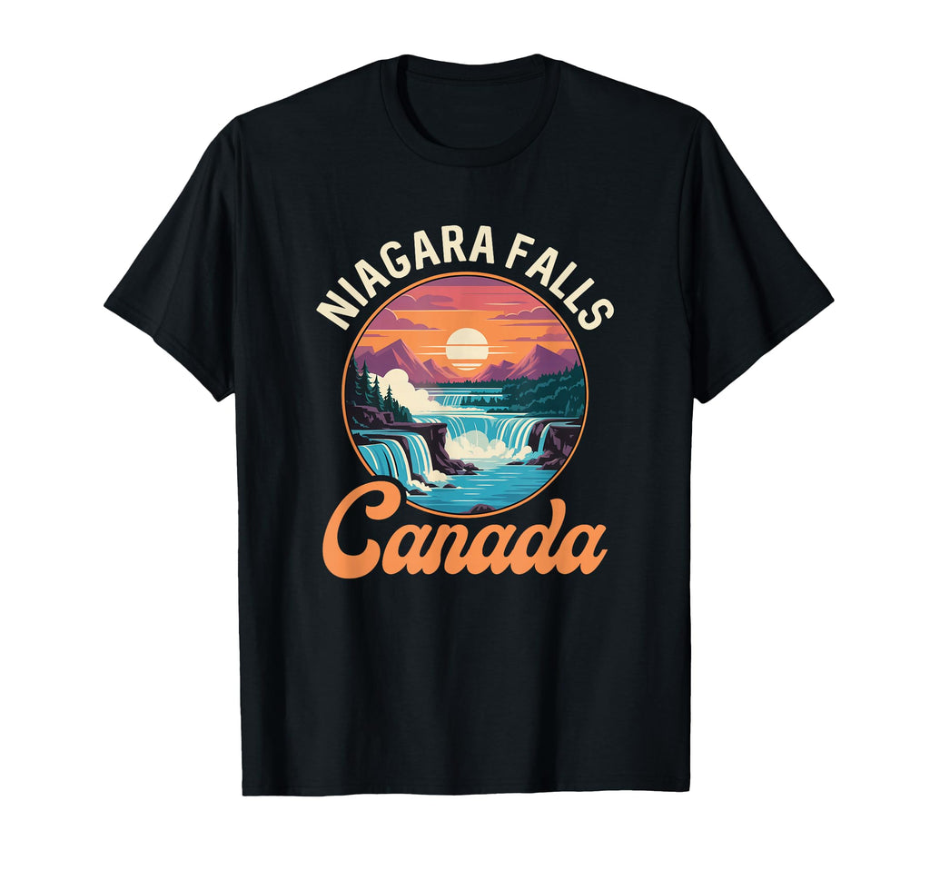 Niagara Falls Canada Family Vacation Trip T-Shirt - Minimalist Print Unisex - T-Shirt, Sweatshirt, Hoodie