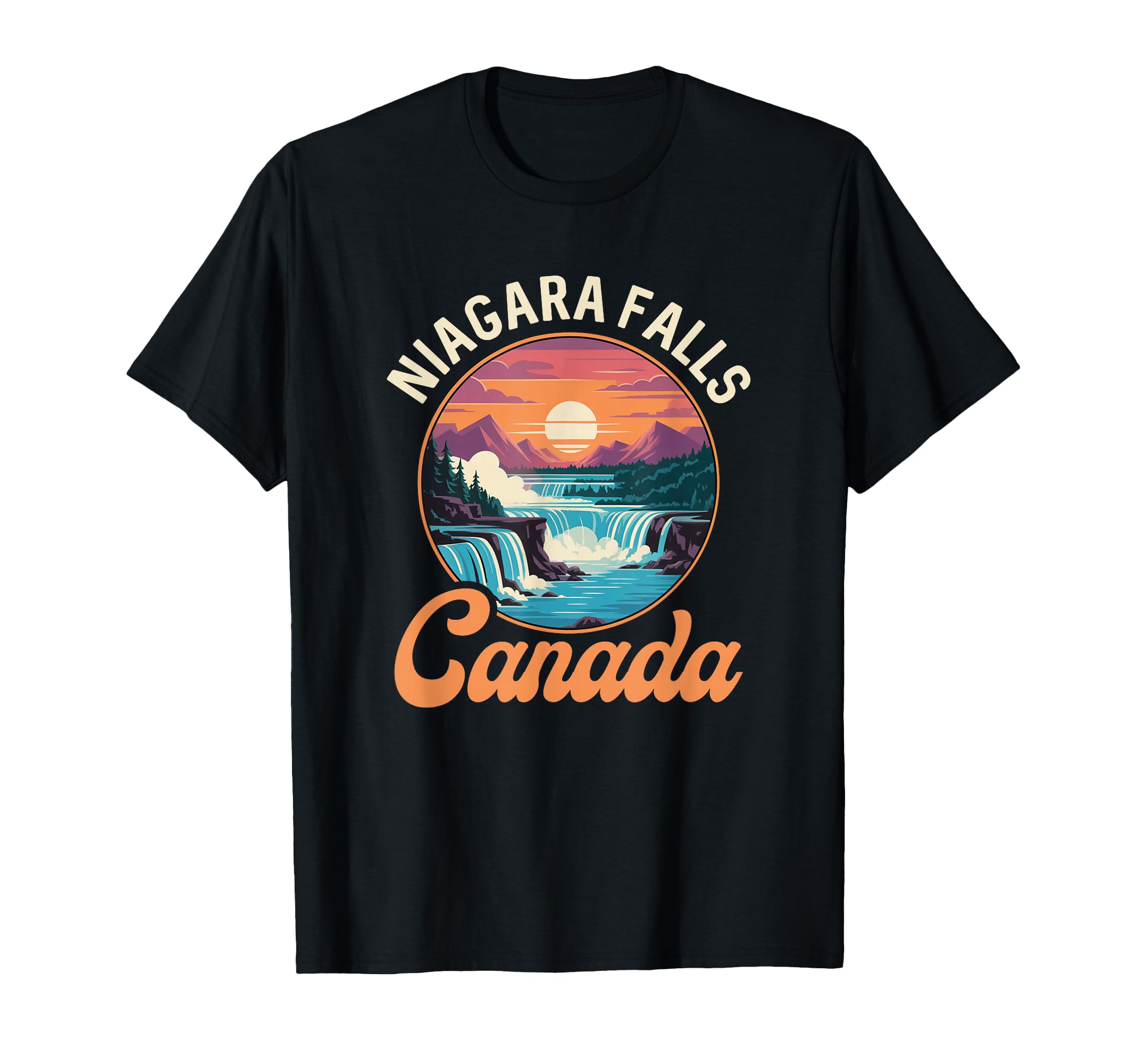 Niagara Falls Canada Family Vacation Trip T-Shirt - Minimalist Print Unisex - T-Shirt, Sweatshirt, Hoodie