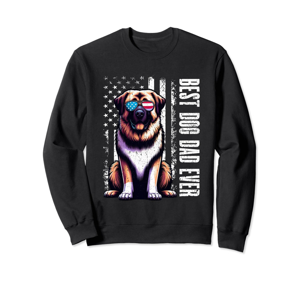 Anatolian Shepherd Best Dog Dad Sweatshirt - Fun Novelty Design Men Women - T-Shirt, Sweatshirt, Hoodie