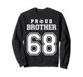 Number 68 Custom Proud Soccer Sweatshirt - Novelty Apparel for Adults - T-Shirt, Sweatshirt, Hoodie