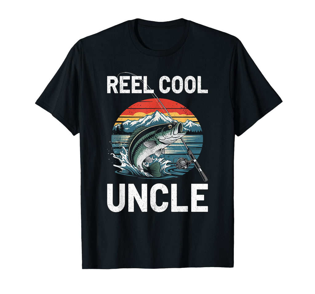 Reel Uncle Fathers Day T-Shirt - Trendy Graphic for Adults - T-Shirt, Sweatshirt, Hoodie
