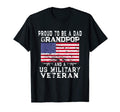 Mens Proud Dad Grandpop Military T-Shirt - Minimalist Print for Adults - T-Shirt, Sweatshirt, Hoodie