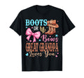 Boots Or Bows Gender Reveal Party T-Shirt - Minimalist Print Unisex - T-Shirt, Sweatshirt, Hoodie