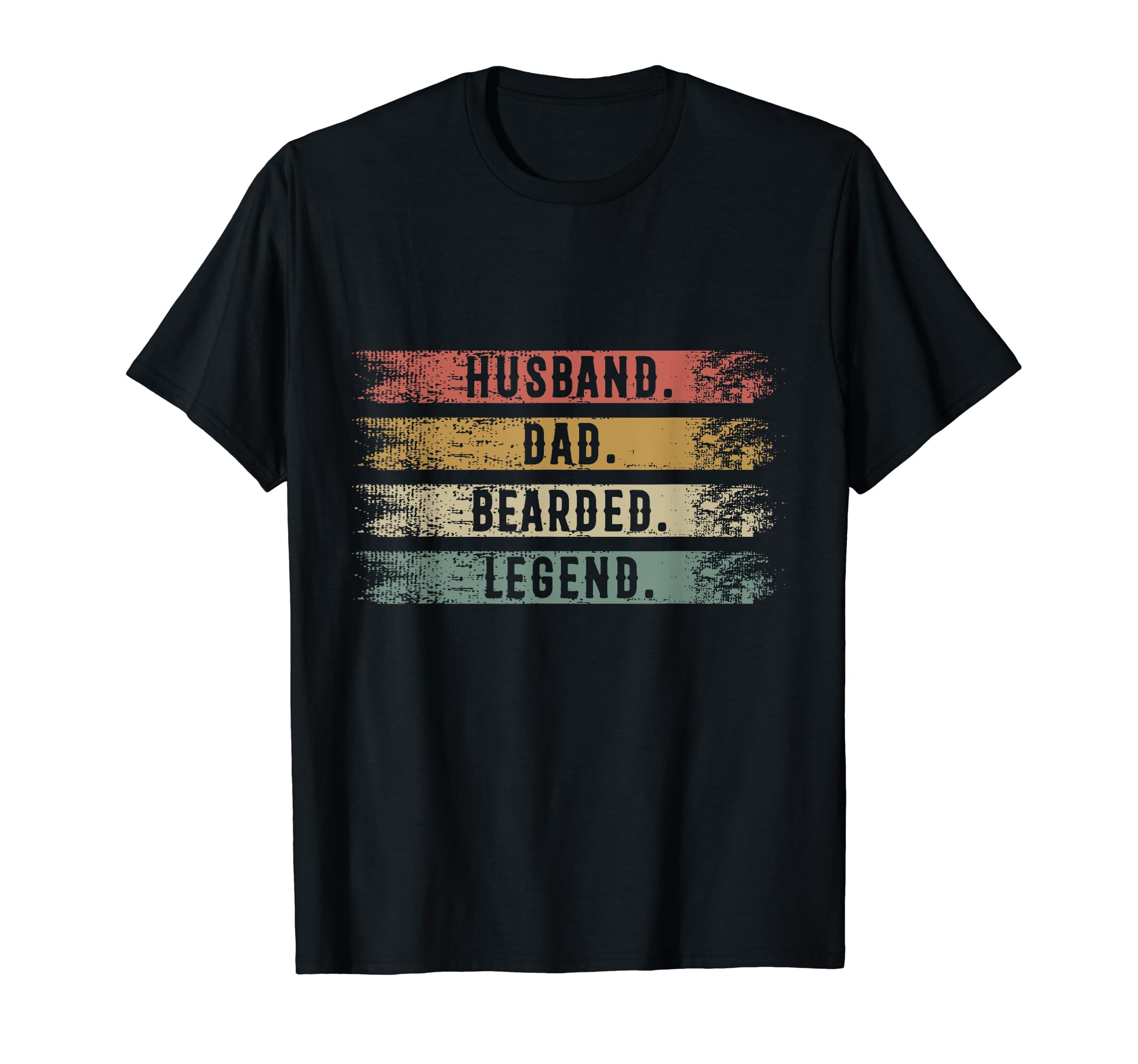 Husband Dad Bearded Legend Fathers Day T-Shirt - Minimalist Print Unisex - T-Shirt, Sweatshirt, Hoodie