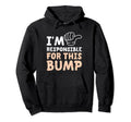 Father Twins Im Responsible This Bump Hoodie - Fun Novelty Design Unisex - T-Shirt, Sweatshirt, Hoodie