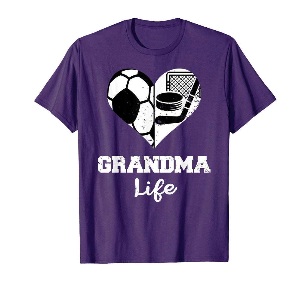 Grandma Life Heart Funny Soccer T-Shirt - Streetwear Style Men Women - T-Shirt, Sweatshirt, Hoodie