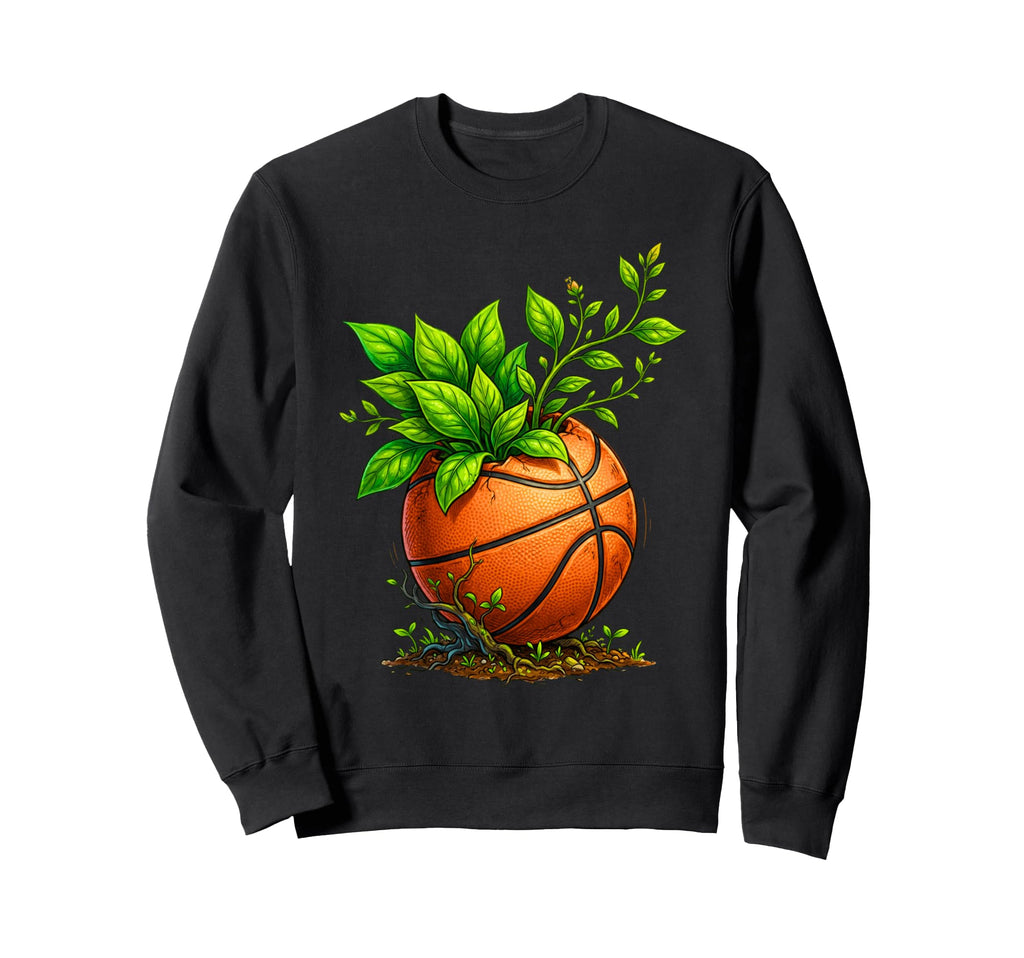 Basketball Plant Gardening Sweatshirt - Aesthetic Graphic Men Women - T-Shirt, Sweatshirt, Hoodie