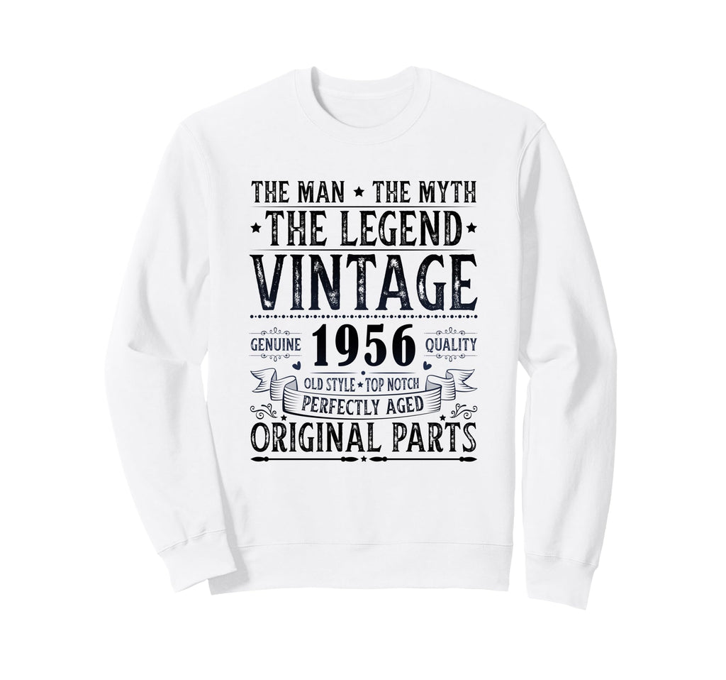 1956 T Shirts Funny 1956 Birthday Sweatshirt - Graphic Print for Adults - T-Shirt, Sweatshirt, Hoodie