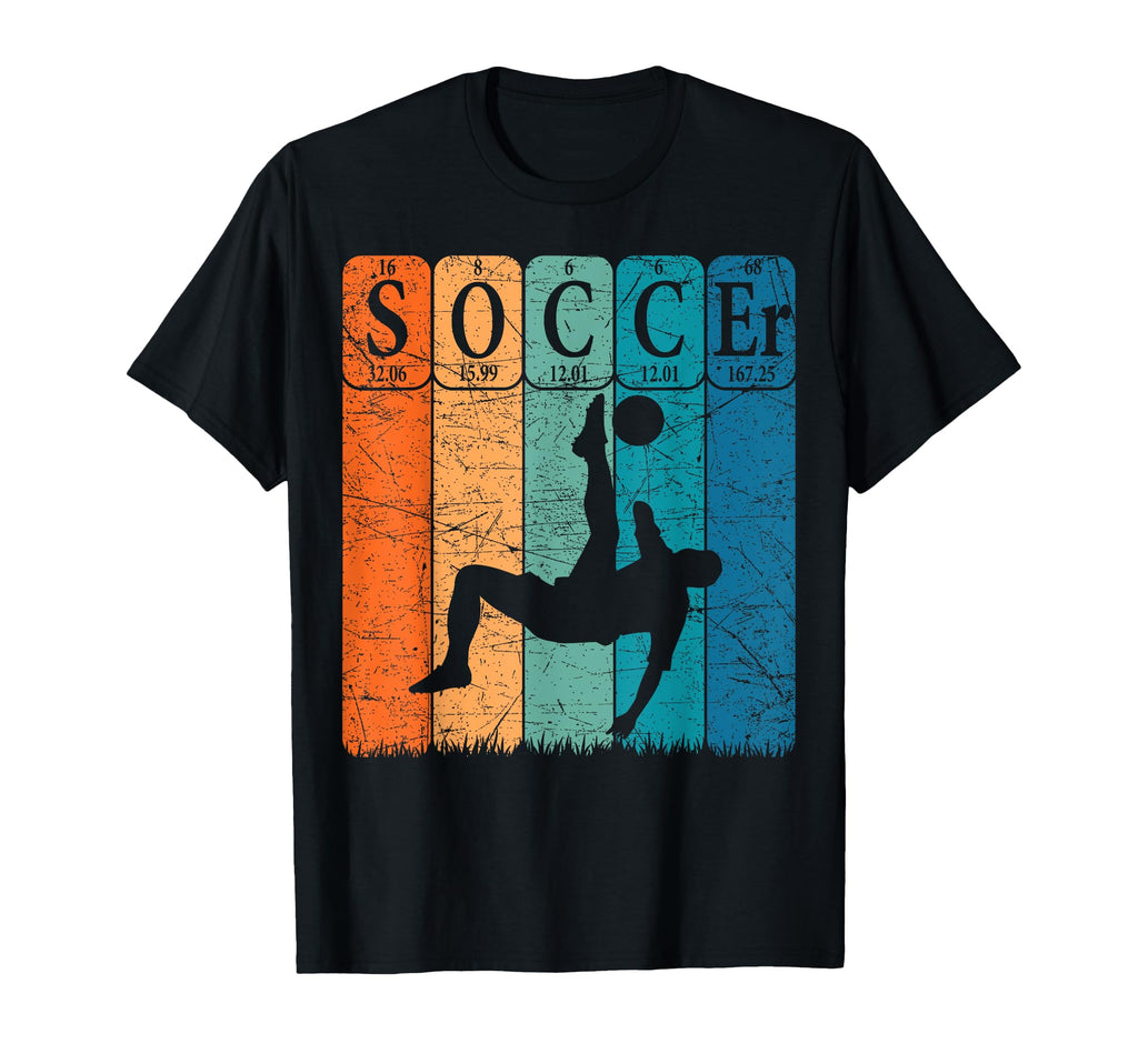 Soccer Periodic Table Elements T-Shirt - Streetwear Style for Adults - T-Shirt, Sweatshirt, Hoodie