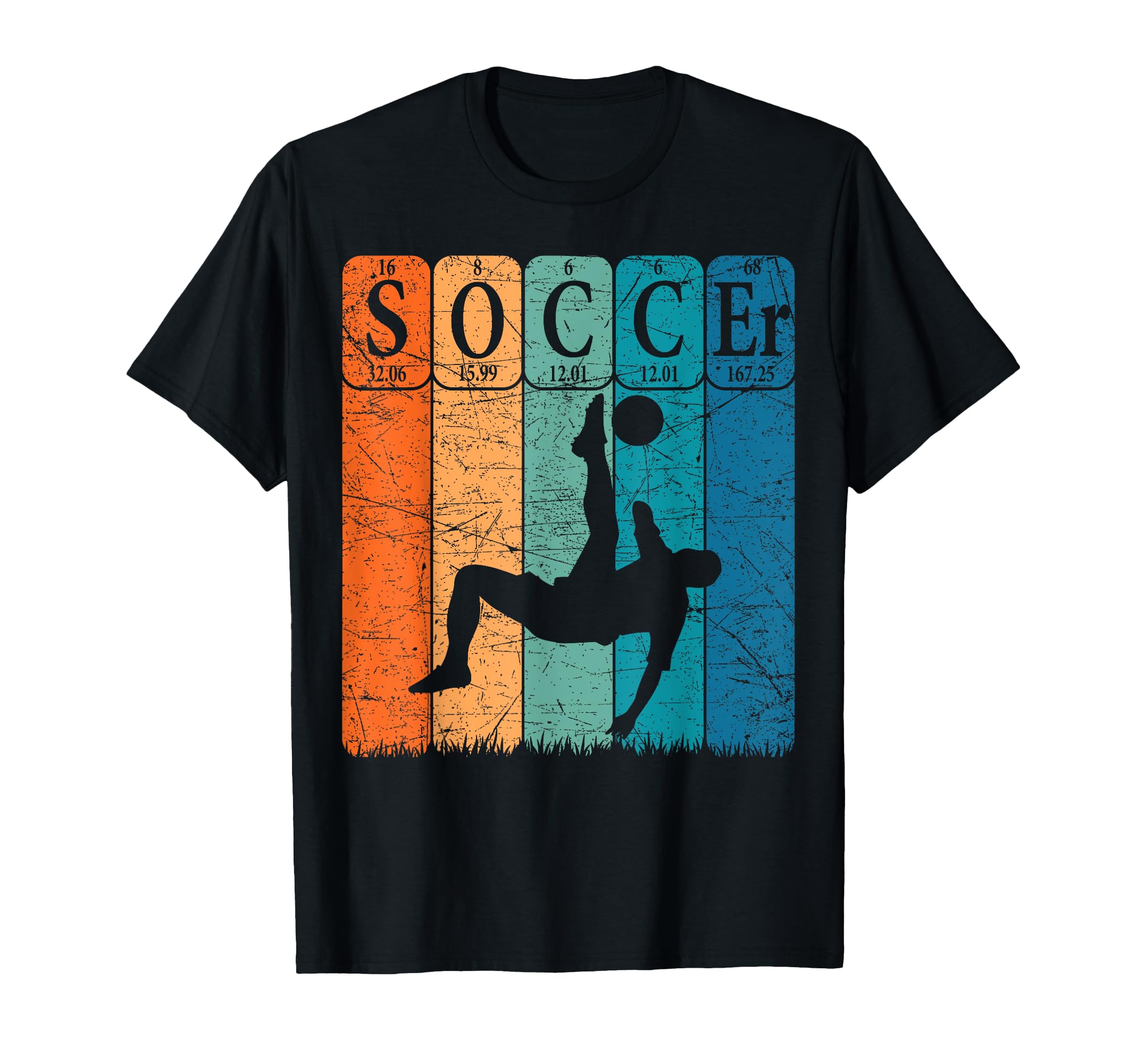 Soccer Periodic Table Elements T-Shirt - Streetwear Style for Adults - T-Shirt, Sweatshirt, Hoodie