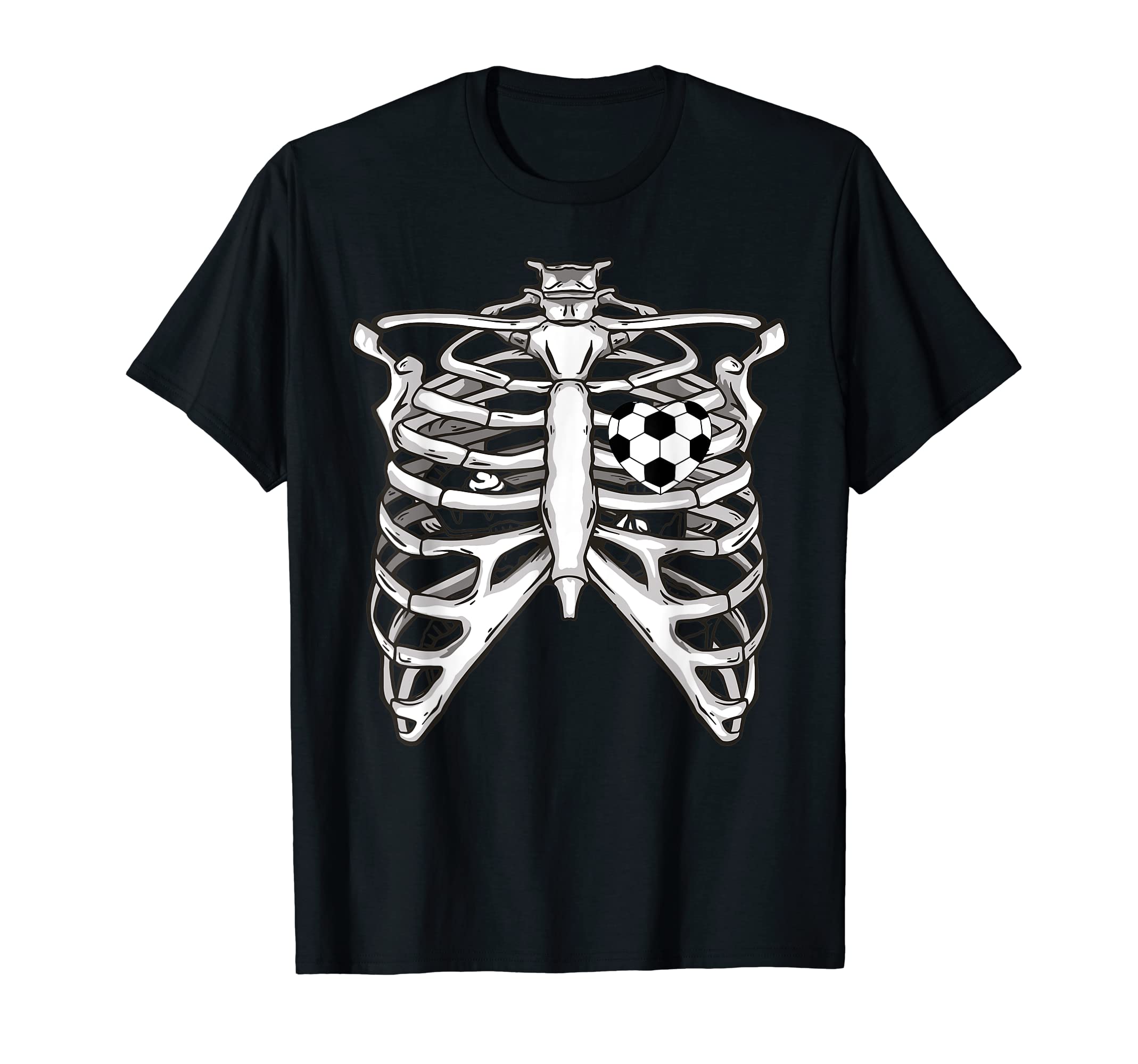 Soccer Game Day Skeleton Soccer Lover Heart T-Shirt - Unique Graphic Unisex - T-Shirt, Sweatshirt, Hoodie