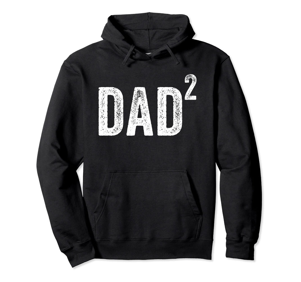 Dad Squared Dad Two Twin Funny Hoodie - Unique Graphic for Adults - T-Shirt, Sweatshirt, Hoodie