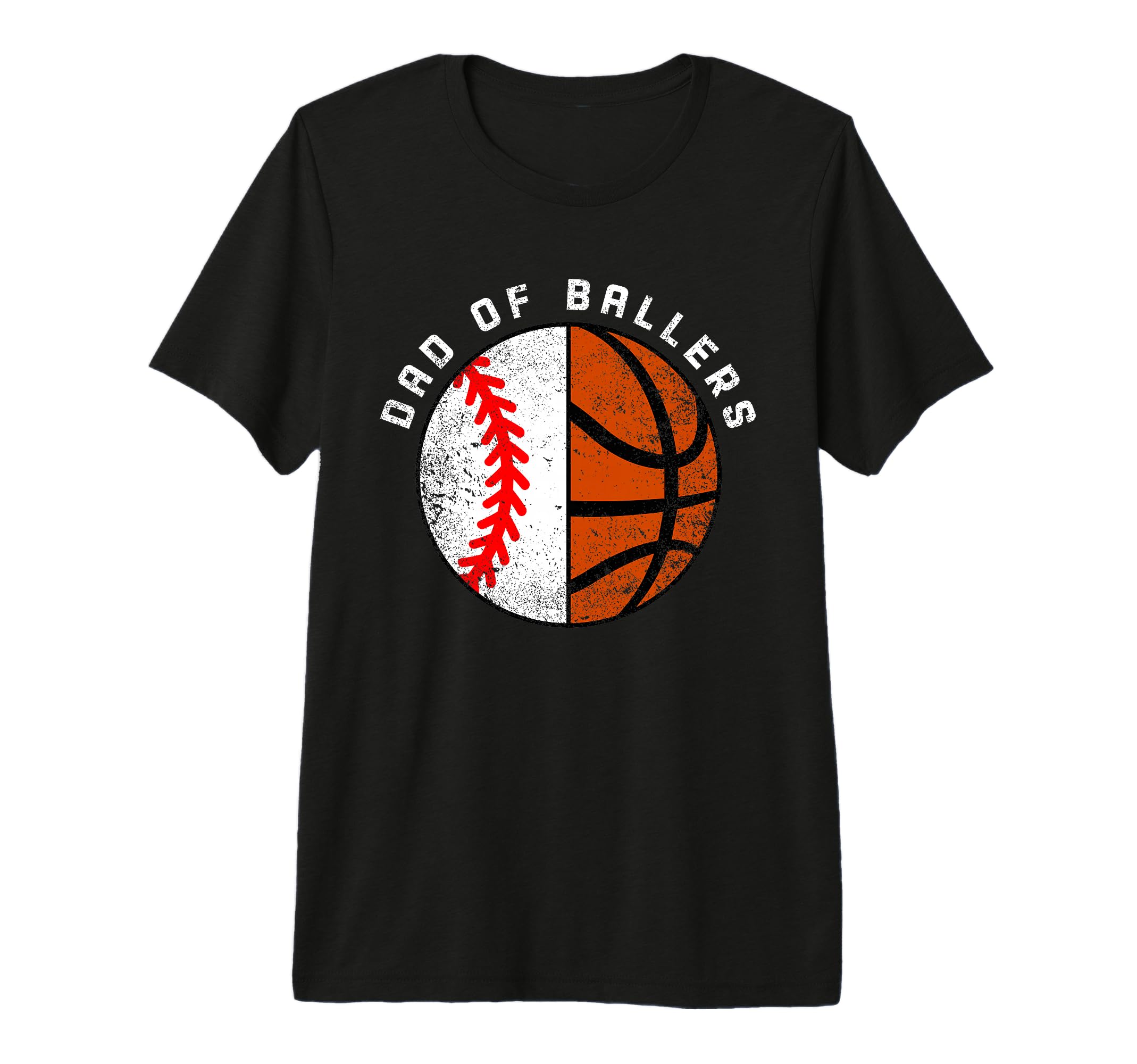 Mens Dad Ballers Funny Baseball T-Shirt - Aesthetic Graphic for Adults - T-Shirt, Sweatshirt, Hoodie
