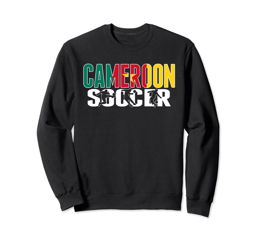 Cameroon Soccer Lovers Jersey Sweatshirt - Fun Novelty Design Men Women - T-Shirt, Sweatshirt, Hoodie