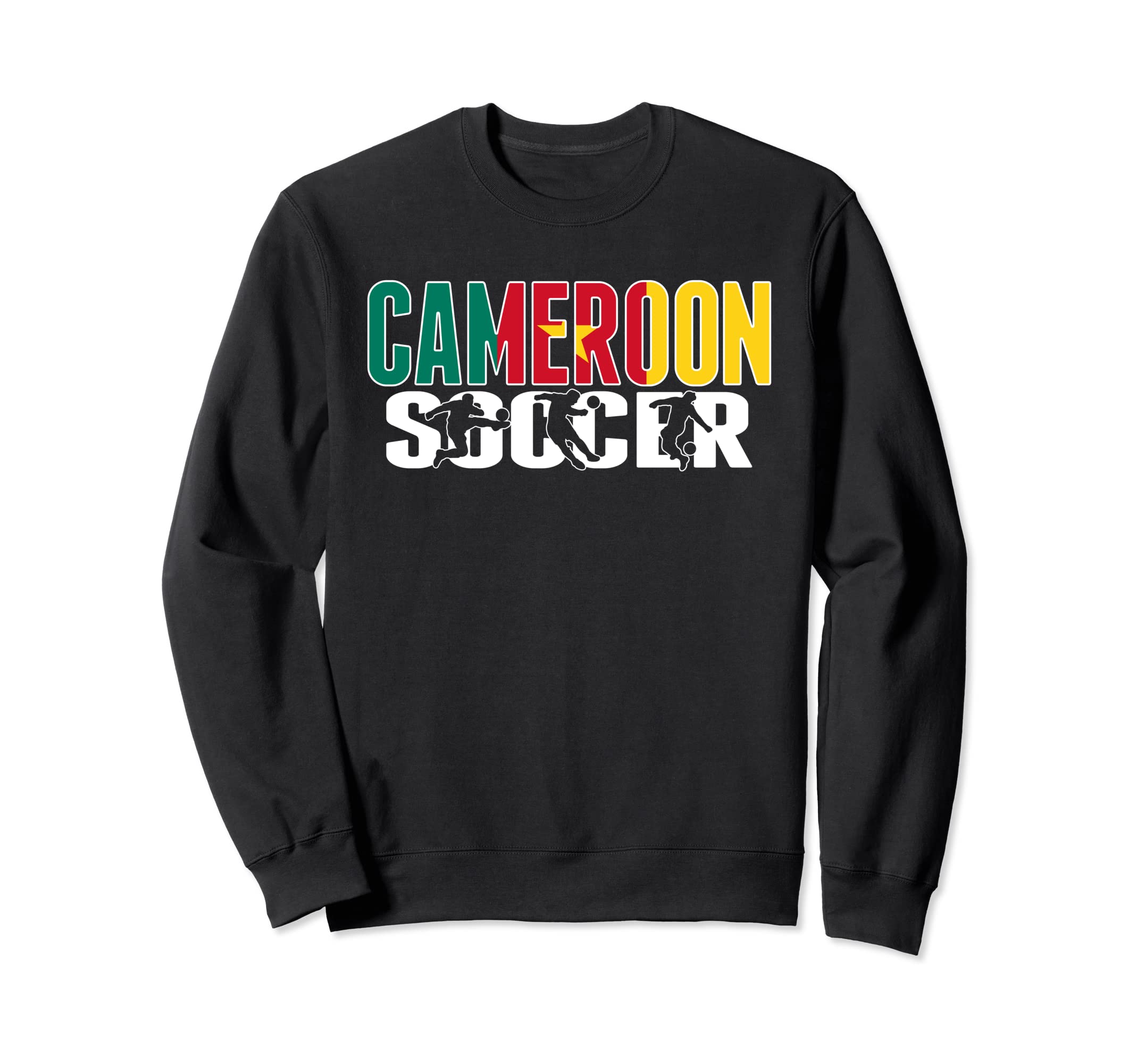 Cameroon Soccer Lovers Jersey Sweatshirt - Fun Novelty Design Men Women - T-Shirt, Sweatshirt, Hoodie