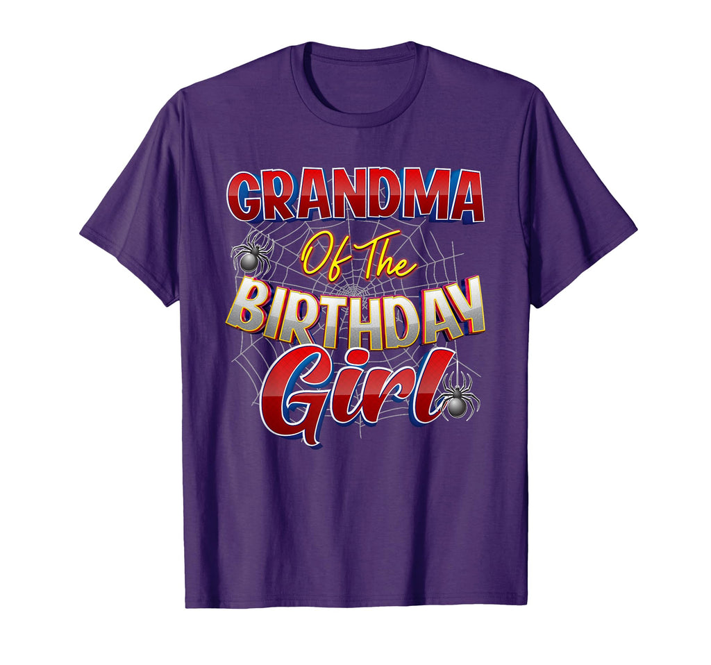 Spider Web Birthday Costume Grandma T-Shirt - Aesthetic Graphic for Adults - T-Shirt, Sweatshirt, Hoodie