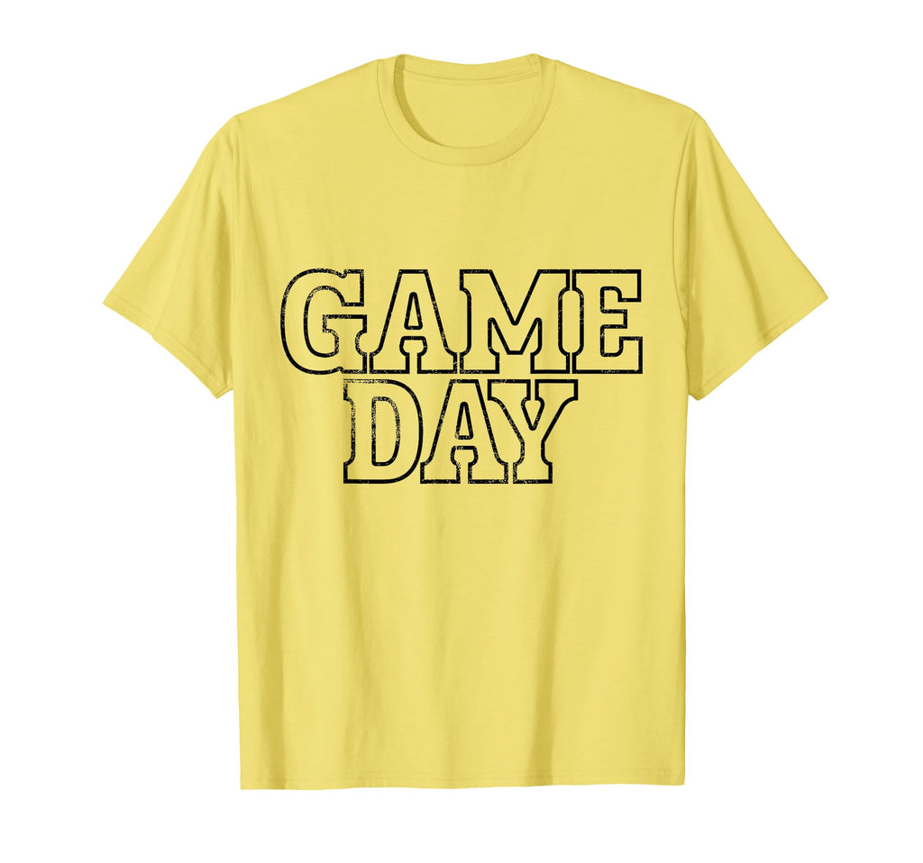 Yellow Game Day Football T-Shirt - Casual Everyday Wear for Adults - T-Shirt, Sweatshirt, Hoodie