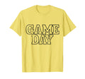 Yellow Game Day Football T-Shirt - Casual Everyday Wear for Adults - T-Shirt, Sweatshirt, Hoodie