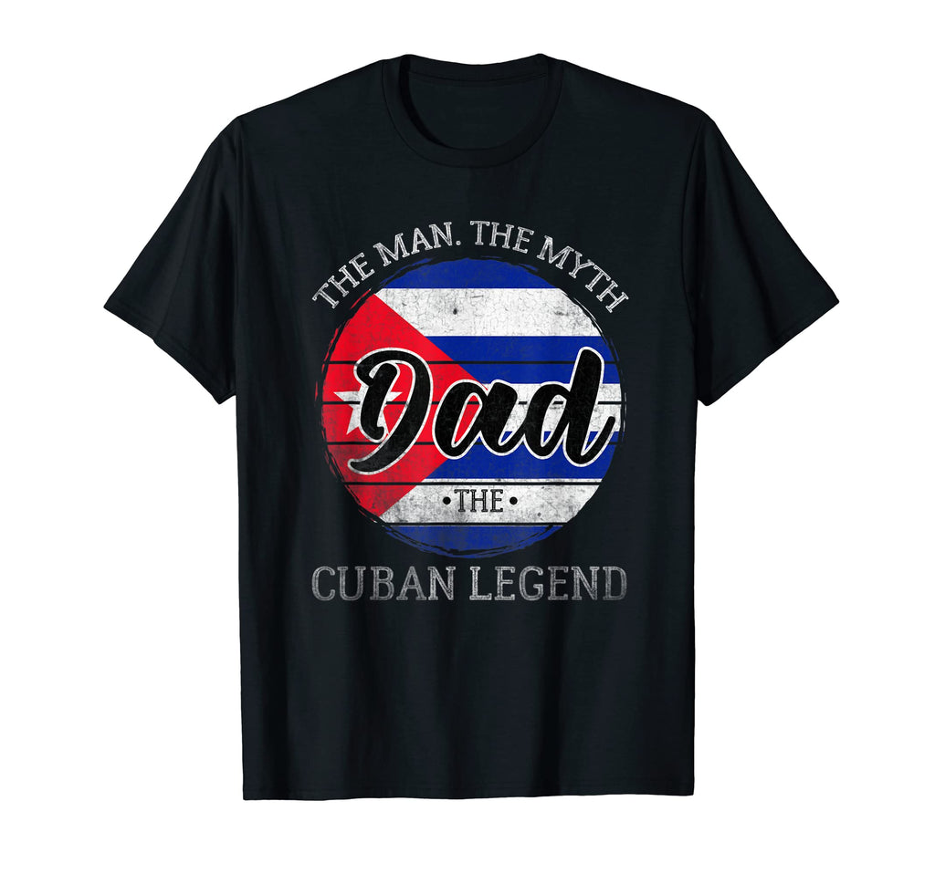 Cuban Legend Dad Funny T-Shirt - Minimalist Print Men Women - T-Shirt, Sweatshirt, Hoodie