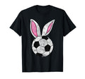Bunny Ears Soccer Happy Easter T-Shirt - Trendy Graphic for Adults - T-Shirt, Sweatshirt, Hoodie