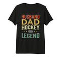 Mens Hockey Player Husband Dad T-Shirt - Custom Art Print for Adults - T-Shirt, Sweatshirt, Hoodie