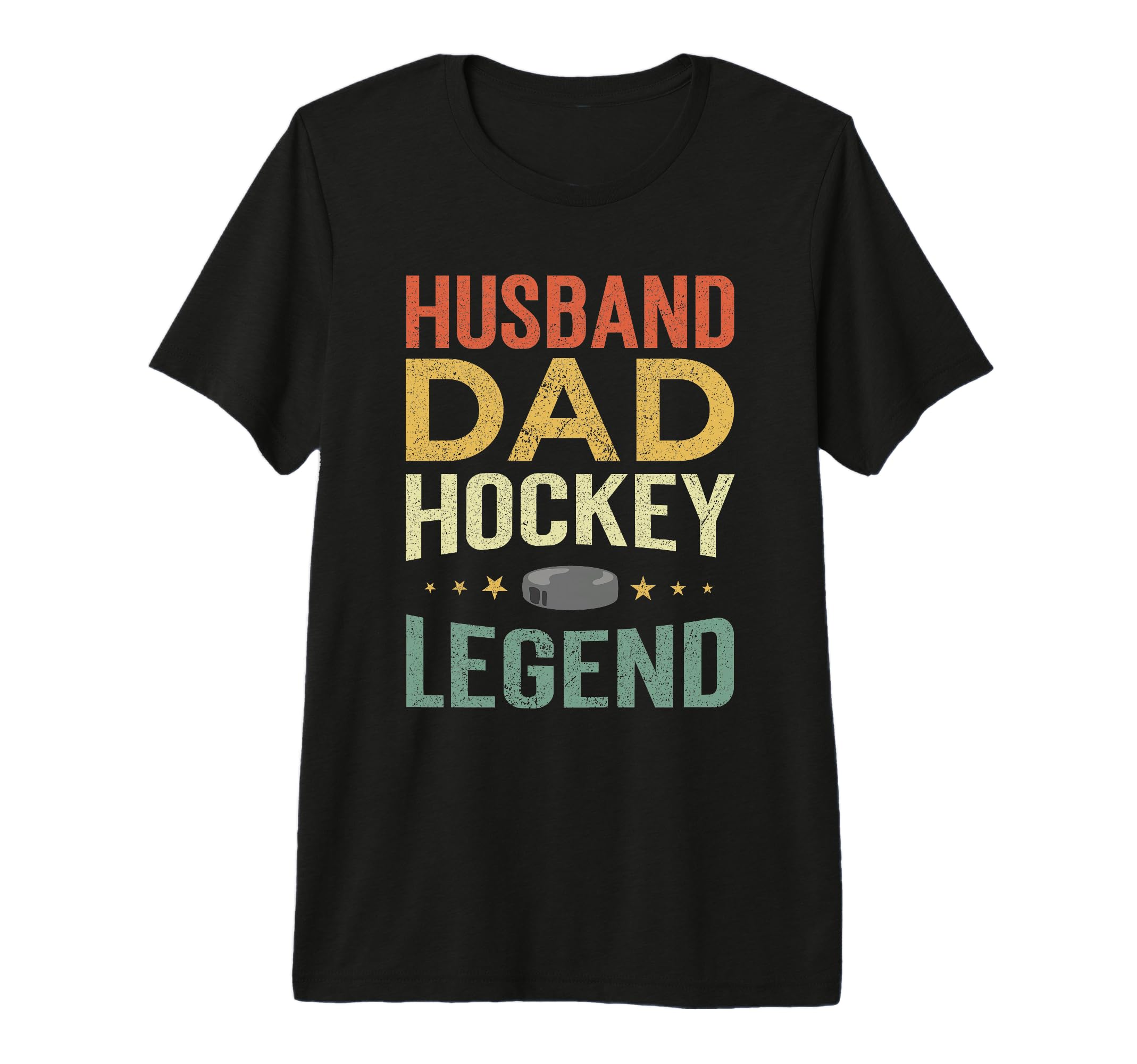 Mens Hockey Player Husband Dad T-Shirt - Custom Art Print for Adults - T-Shirt, Sweatshirt, Hoodie