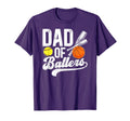 Dad Ballers Softball Basketball Dad T-Shirt - Custom Art Print Unisex - T-Shirt, Sweatshirt, Hoodie