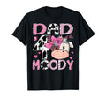 Dad Four Ever Moody 4Th Birthday Cow T-Shirt - Minimalist Print for Adults - T-Shirt, Sweatshirt, Hoodie