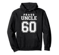 Number 60 Custom Proud Soccer Futbol Hoodie - Minimalist Print for Adults - T-Shirt, Sweatshirt, Hoodie