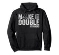 Make It Double Twin Dad New Dad Expecting Hoodie - Minimalist Print Unisex - T-Shirt, Sweatshirt, Hoodie