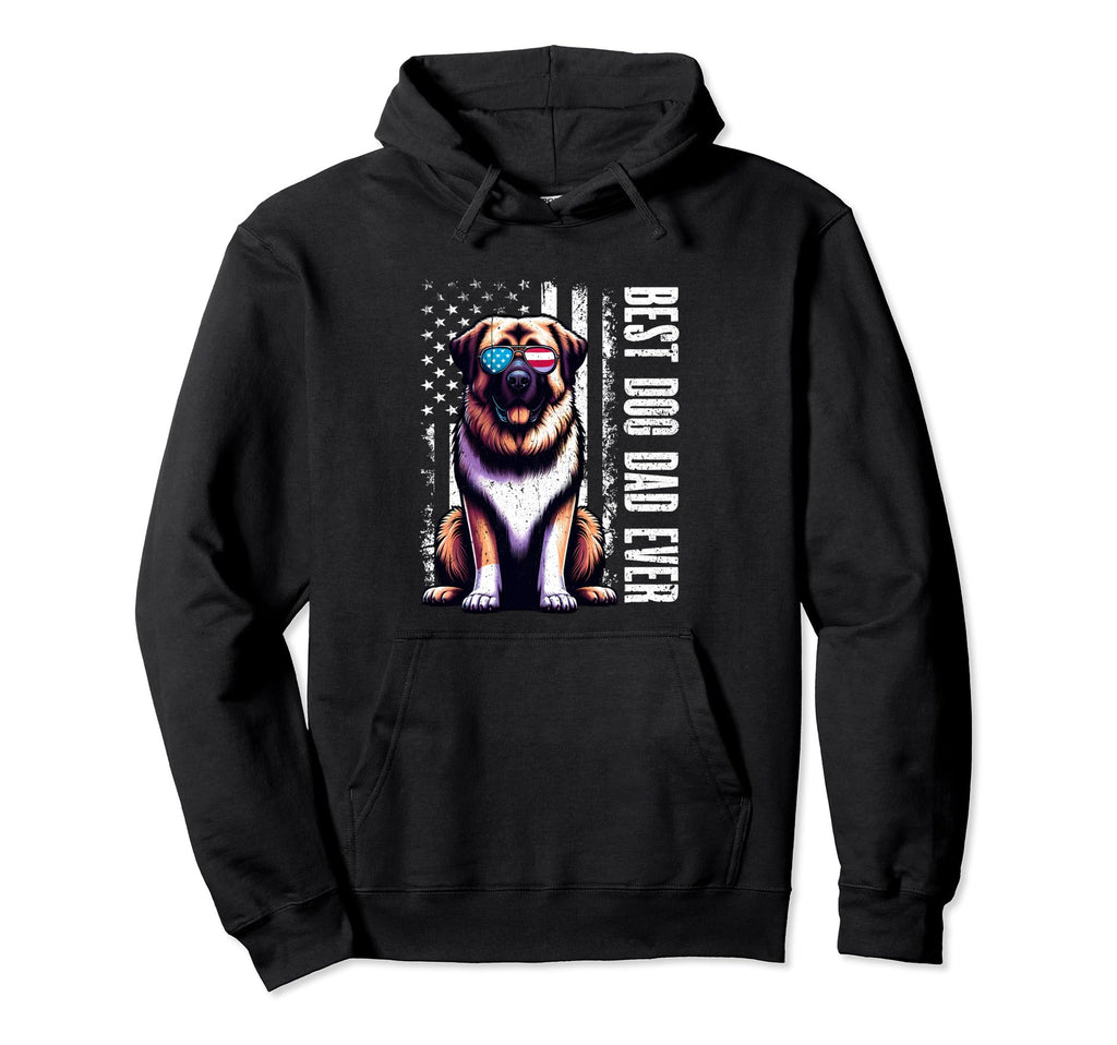 Anatolian Shepherd Best Dog Dad Ever Hoodie - Minimalist Print for Adults - T-Shirt, Sweatshirt, Hoodie