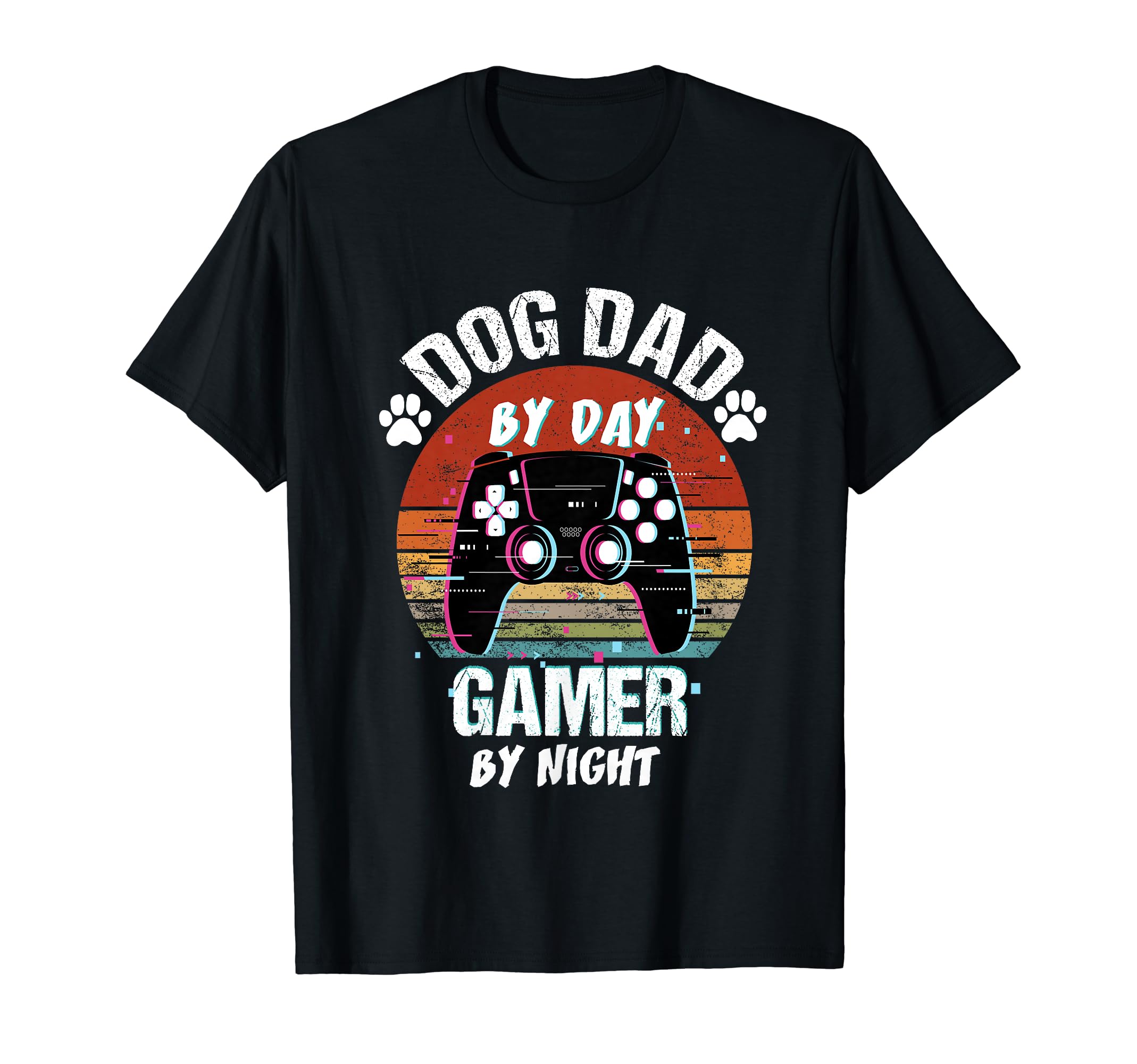 Mens Dog Dad Day Gamer Night Fathers T-Shirt - Streetwear Style Men Women - T-Shirt, Sweatshirt, Hoodie