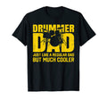 Drummer Dad Drumming Musician Music T-Shirt - Minimalist Print Unisex - T-Shirt, Sweatshirt, Hoodie