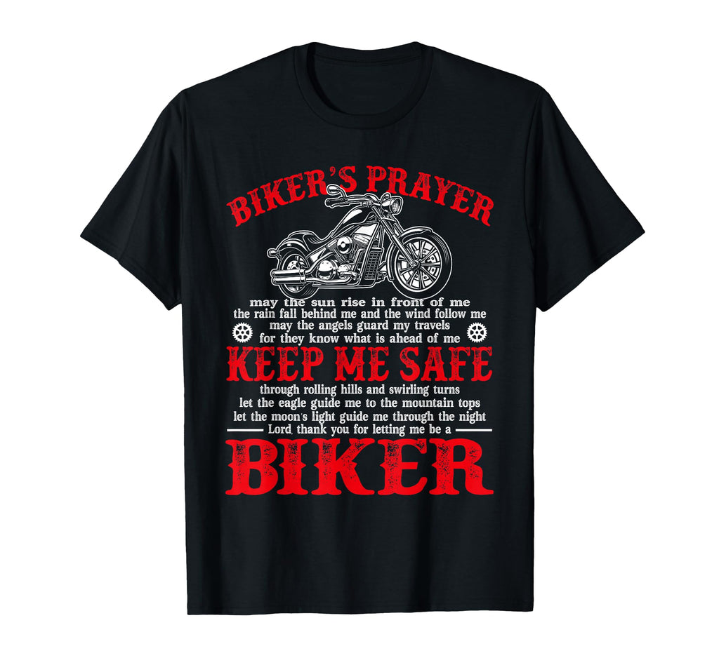 Bikers Prayer Motorcycle Biker T-Shirt - Aesthetic Graphic Men Women - T-Shirt, Sweatshirt, Hoodie