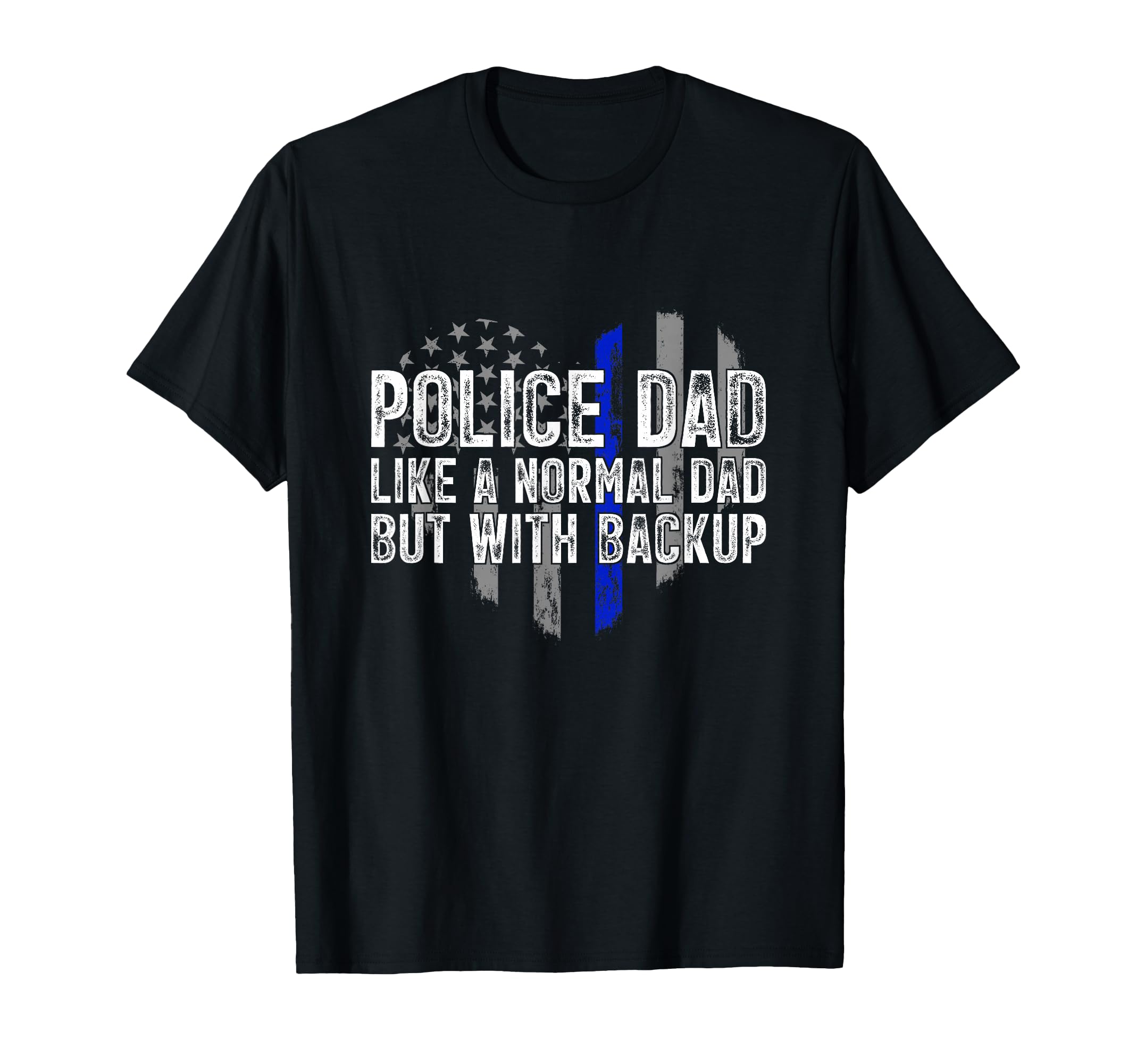 Blue Line Designs Police Officer T-Shirt - Trendy Graphic for Adults - T-Shirt, Sweatshirt, Hoodie