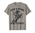 Save Horse Ride Cowboy Funny T-Shirt - Trendy Graphic Men Women - T-Shirt, Sweatshirt, Hoodie