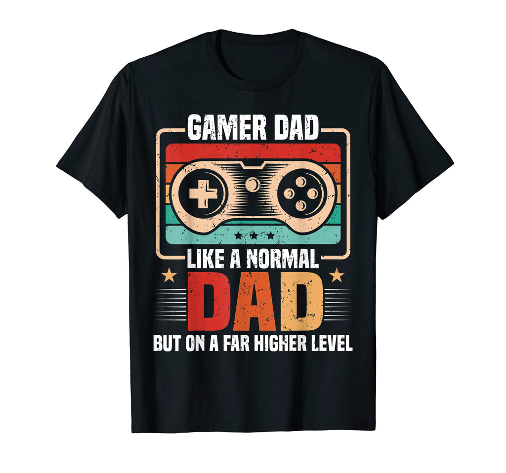 Mens Gamer Dad Like Normal Dad Video Games T-Shirt - Graphic Print Unisex - T-Shirt, Sweatshirt, Hoodie