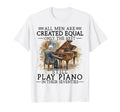 70Th Birthday Piano Gift 70 Years Old T-Shirt - Minimalist Print Men Women - T-Shirt, Sweatshirt, Hoodie