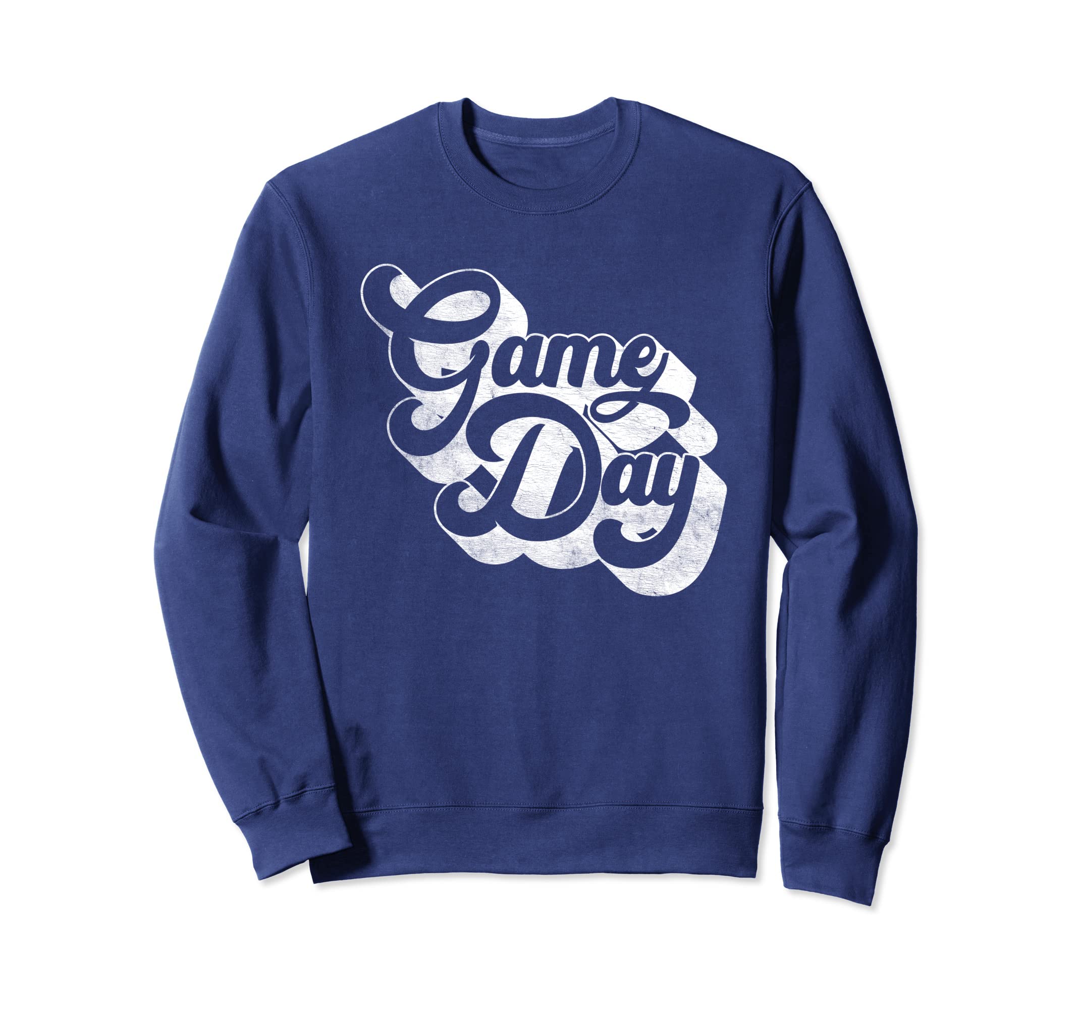 Game Day White Sports Soccer Football Mom Sweatshirt - Graphic Print Unisex - T-Shirt, Sweatshirt, Hoodie