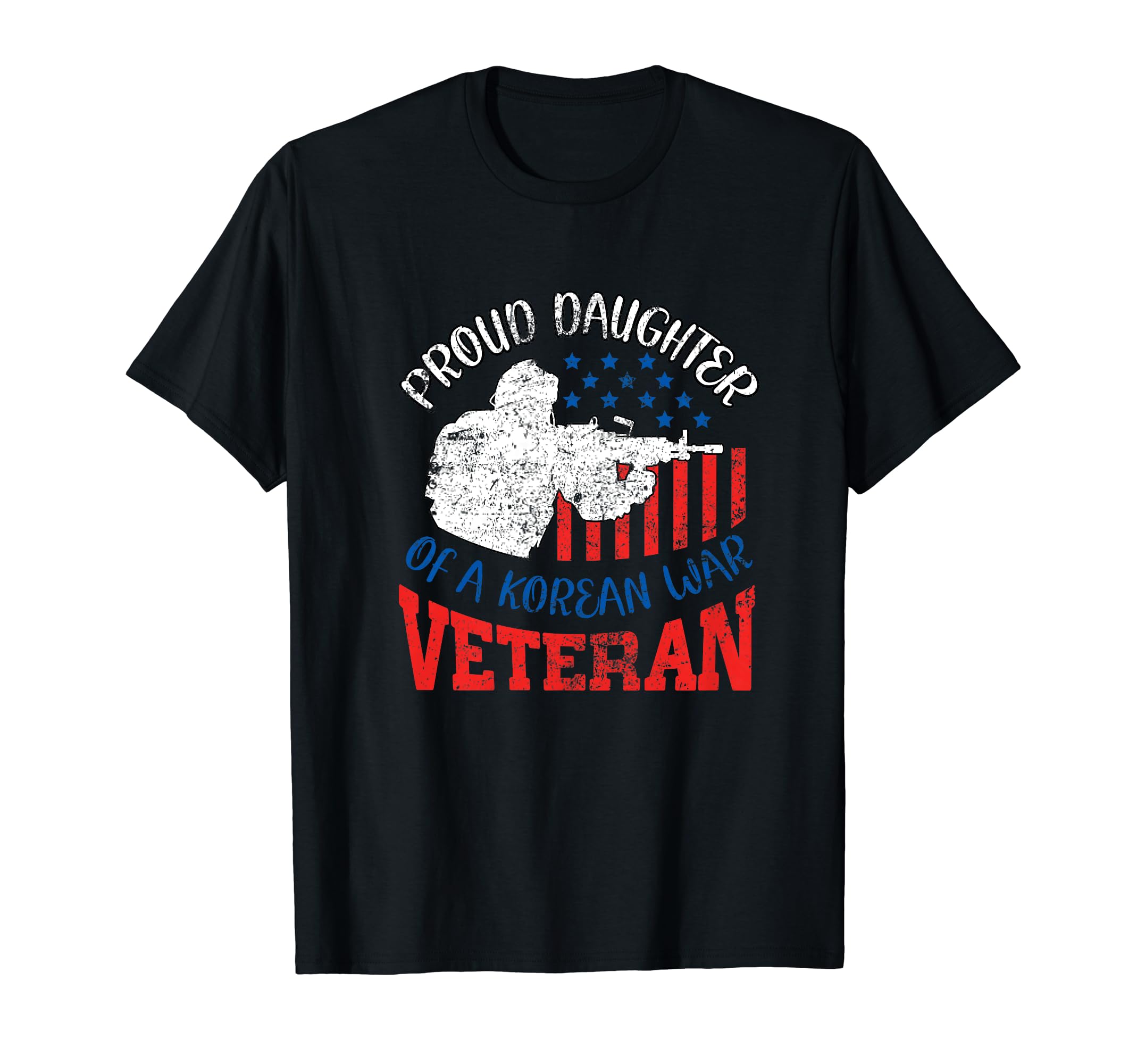 Proud Daughter Korean War Veteran T-Shirt - Fun Novelty Design for Adults - T-Shirt, Sweatshirt, Hoodie