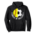 Uncle Ballers Proud Soccer Softball Uncle Hoodie - Graphic Print for Adults - T-Shirt, Sweatshirt, Hoodie