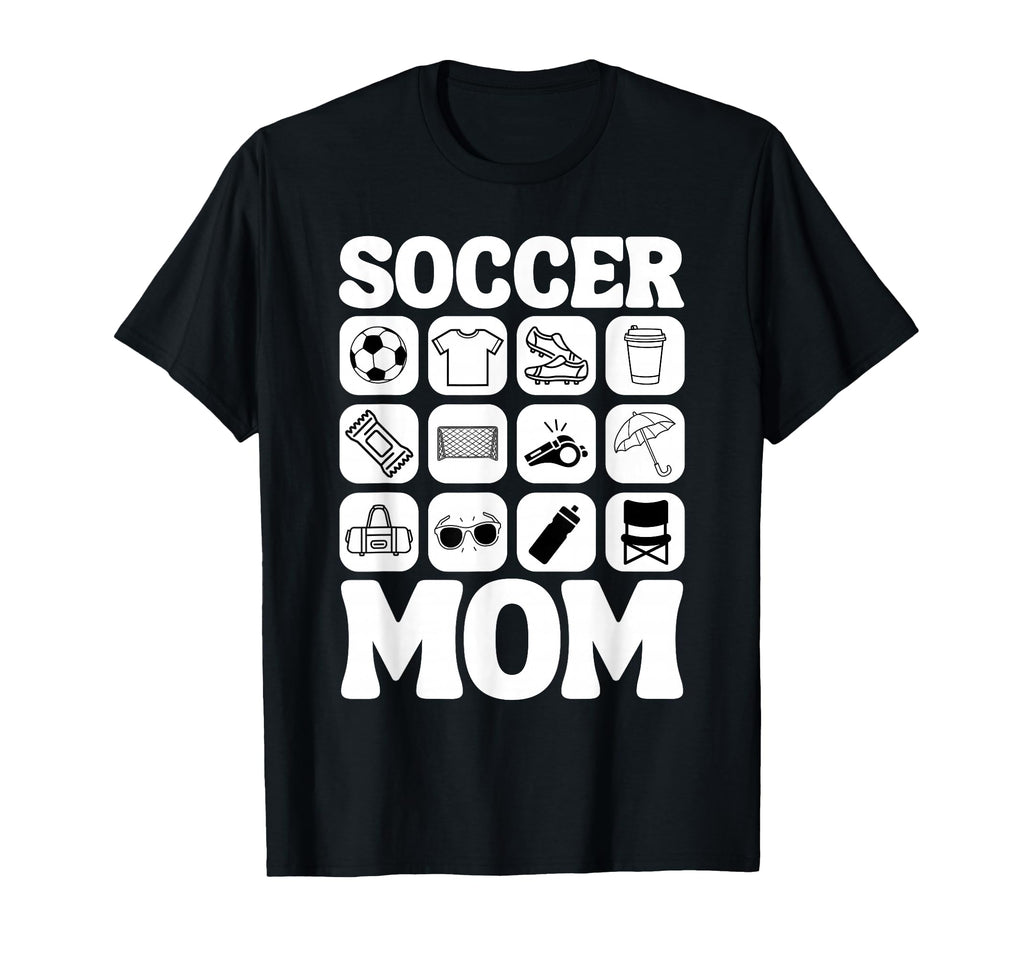 Soccer Mom Icons Soccer T-Shirt - Trendy Graphic Unisex - T-Shirt, Sweatshirt, Hoodie